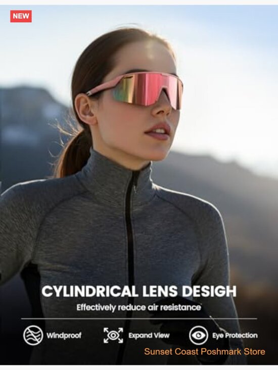 Polarized Sports Sunglasses UV400 Protection TR90 Frame main image 6